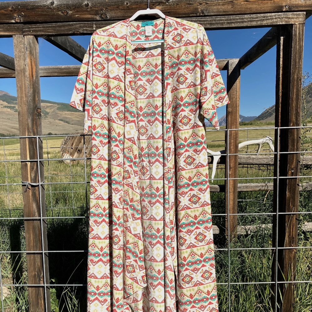 Aztec / Western Maxi Duster